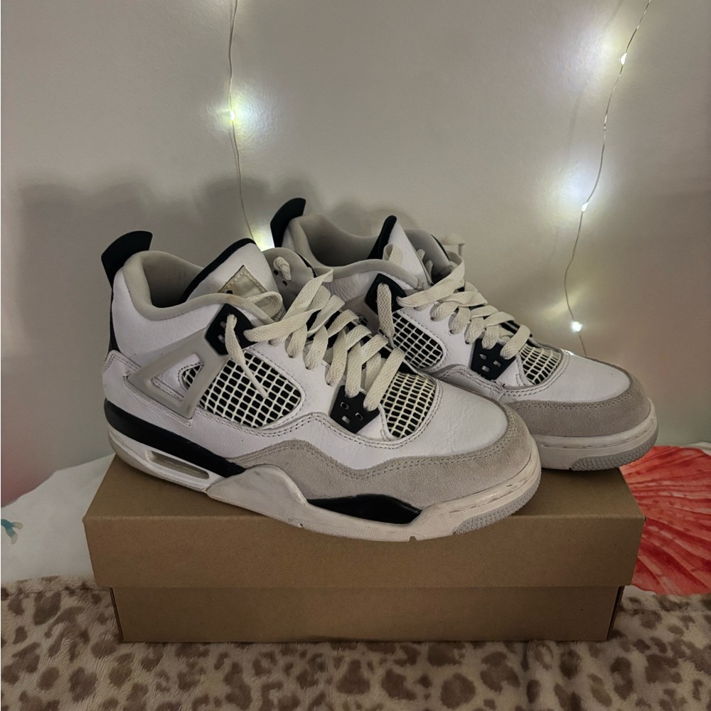 NIKE air jordan 4 retro military black